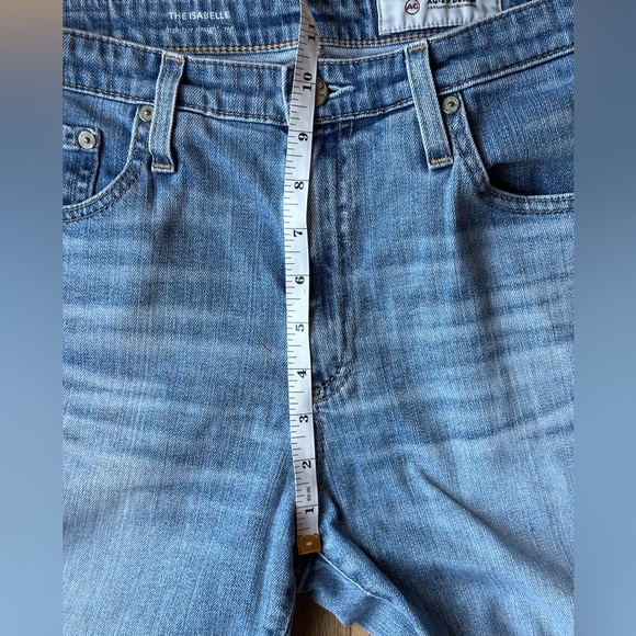AG Jeans Isabelle High Rise Straight Crop In 20 Year Duplicity size 29R - Picture 7 of 11
